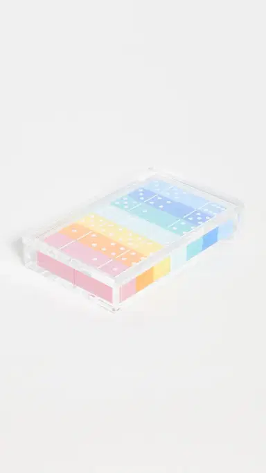 Tizo Design Tizo Lucite Multi Color Domino Set Multi | Thumbnail 4 Tizo Design Tizo Lucite Multi Color Domino Set Multi | Thumbnail 4