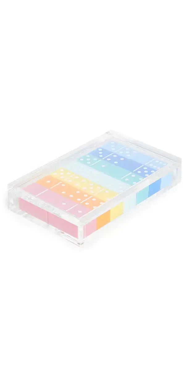 Tizo Design Tizo Lucite Multi Color Domino Set Multi One Size