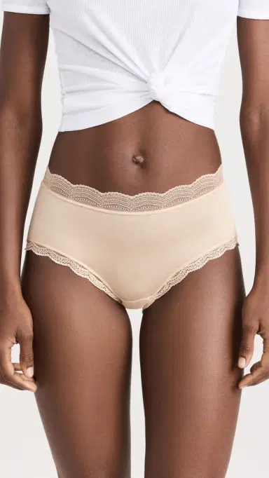 Stripe & Stare High Rise Knicker 4 Pack Sand L | Thumbnail 3