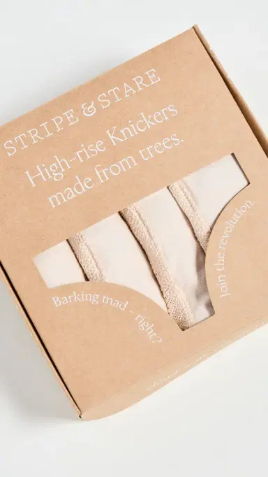 Stripe & Stare High Rise Knicker 4 Pack Sand L | Thumbnail 6