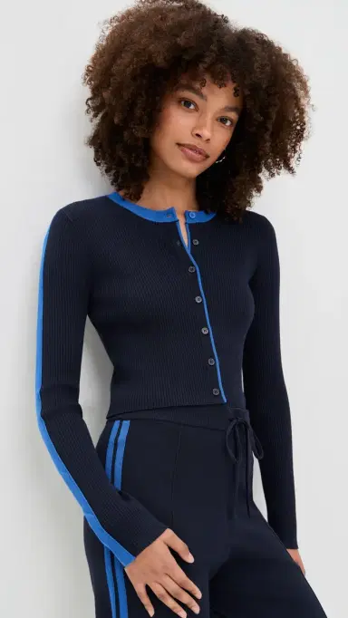 State & Lake Kaia Cardigan Navy/Cobalt | Thumbnail 2 State & Lake Kaia Cardigan Navy/Cobalt | Thumbnail 2