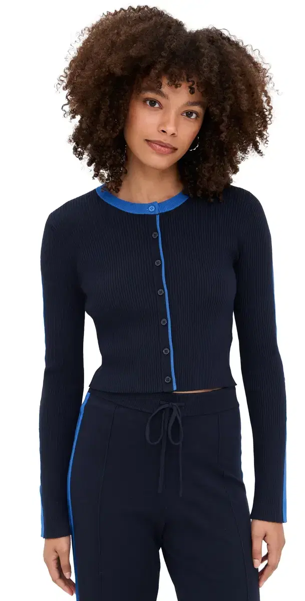 State & Lake Kaia Cardigan Navy/Cobalt