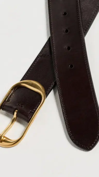 Nili Lotan Nili Combo Belt Espresso w/ Antique Brass | Thumbnail 5