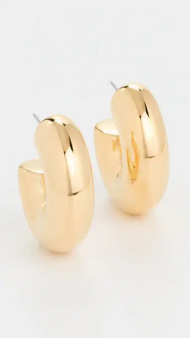 Brinker + Eliza Mini Chubby Hoops | Thumbnail 2