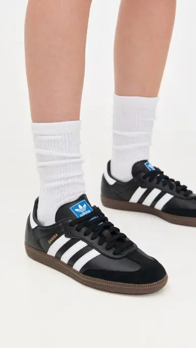 Adidas Samba OG W Sneakers Core Black/Cloud White/Gum 8 | Thumbnail 3