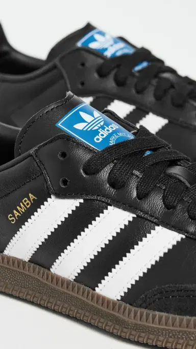 Adidas Samba OG W Sneakers Core Black/Cloud White/Gum 8 | Thumbnail 5