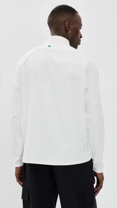 Malbon Performance Raglan Quarter Zip White S | Thumbnail 3