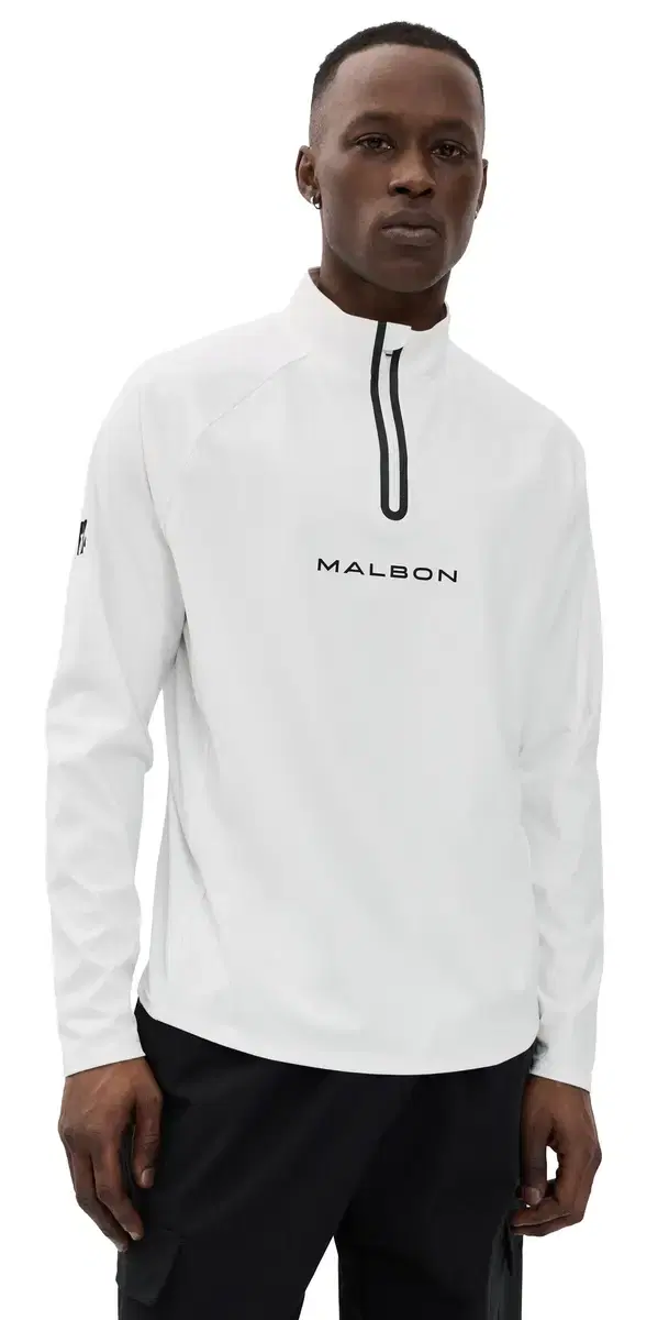 Performance Raglan Quarter Zip White
