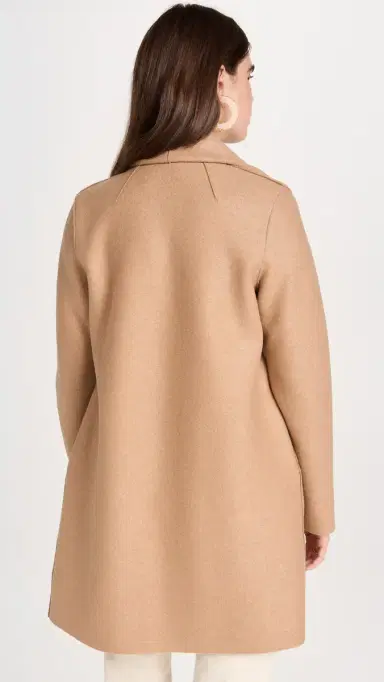 Harris Wharf London Women Blanket Coat Tan 36 | Thumbnail 3