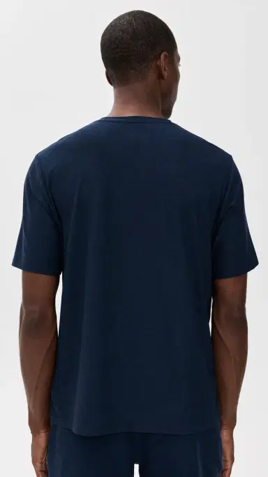 Beyond Yoga Featherweight Always Beyond Crew Tee 2.0 Nocturnal Navy S | Thumbnail 3