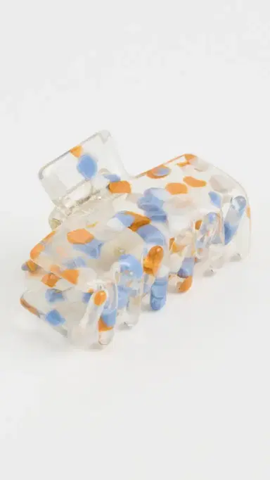 Lele Sadoughi Mini Sprinkle Claw Clip Clementine Tide One Size | Thumbnail 2