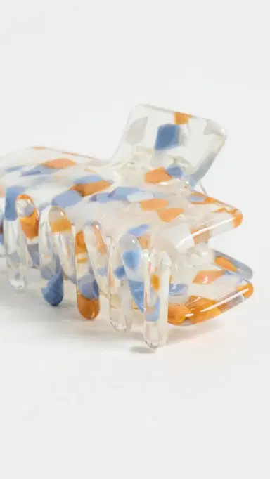 Lele Sadoughi Mini Sprinkle Claw Clip Clementine Tide One Size | Thumbnail 4