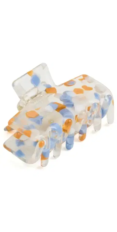 Lele Sadoughi Mini Sprinkle Claw Clip Clementine Tide One Size | Thumbnail 1