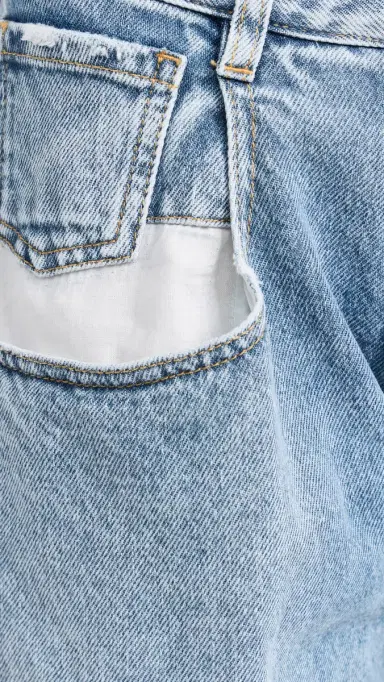 Maison Margiela Straight Jeans with Contrast Pockets Denim 38 | Thumbnail 6