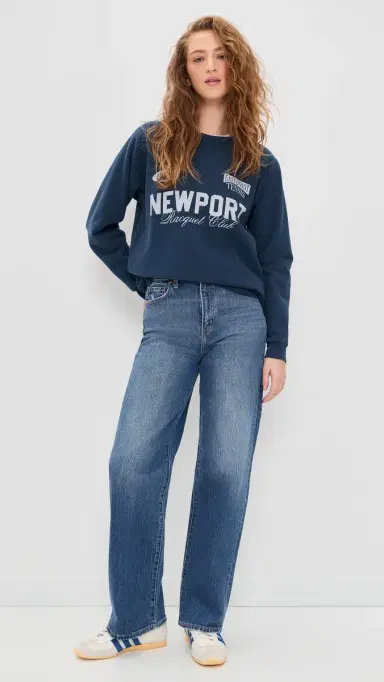 Original Retro Brand Newport Racquet Club Pullover | Thumbnail 5 Original Retro Brand Newport Racquet Club Pullover | Thumbnail 5
