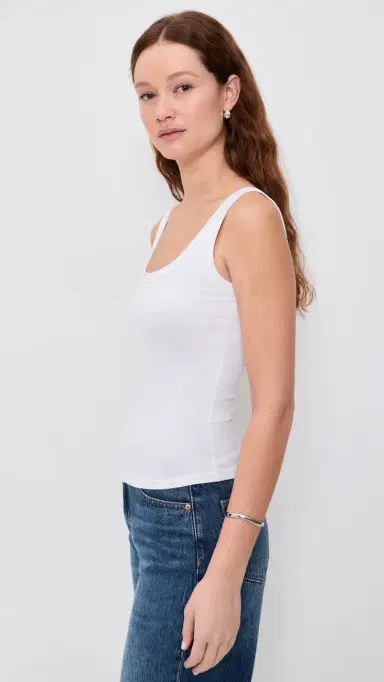 Splendid Josie Tank Top White L | Thumbnail 4 Splendid Josie Tank Top White L | Thumbnail 4