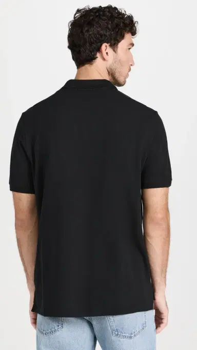 Polo Ralph Lauren Classic Fit Iconic Mesh Polo Black | Thumbnail 3