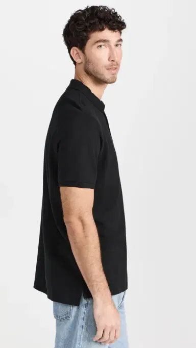 Polo Ralph Lauren Classic Fit Iconic Mesh Polo Black | Thumbnail 4