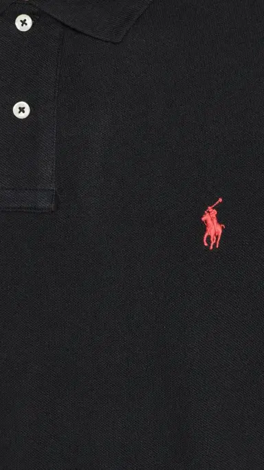 Polo Ralph Lauren Classic Fit Iconic Mesh Polo Black | Thumbnail 6