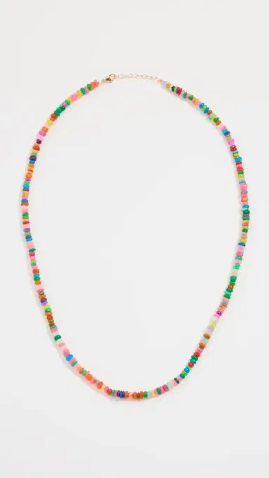 JIA JIA Rainbow Smooth Large Opal Necklace | Thumbnail 2