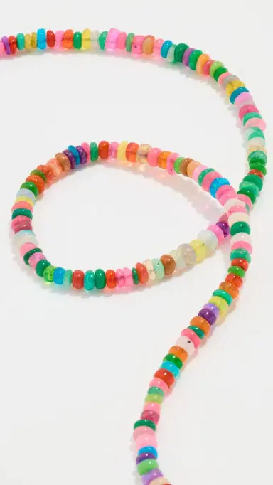 JIA JIA Rainbow Smooth Large Opal Necklace | Thumbnail 4