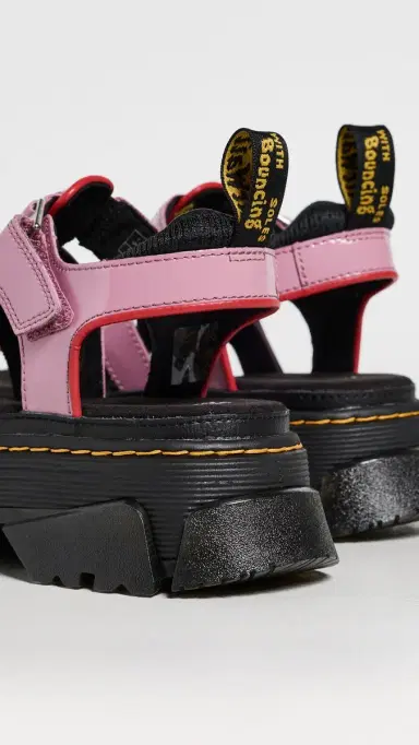 Dr. Martens Mattison Sandals Dusty Rose Soft Patent 5 | Thumbnail 4 Dr. Martens Mattison Sandals Dusty Rose Soft Patent 5 | Thumbnail 4