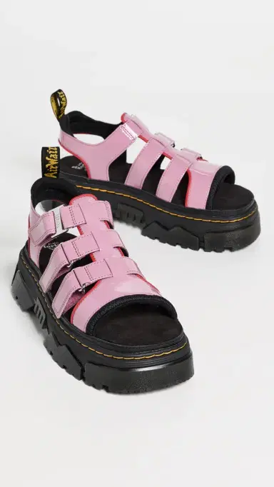 Dr. Martens Mattison Sandals Dusty Rose Soft Patent 5 | Thumbnail 5 Dr. Martens Mattison Sandals Dusty Rose Soft Patent 5 | Thumbnail 5