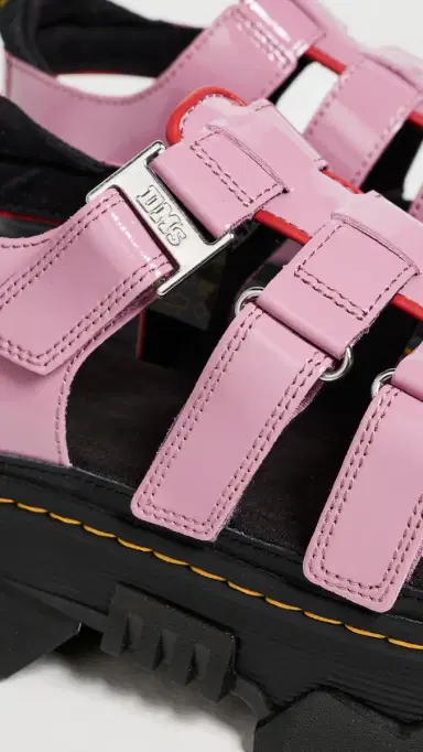 Dr. Martens Mattison Sandals Dusty Rose Soft Patent 5 | Thumbnail 6 Dr. Martens Mattison Sandals Dusty Rose Soft Patent 5 | Thumbnail 6