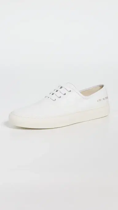 Common Projects Four Hole Slip On Sneakers White 38 | Thumbnail 2