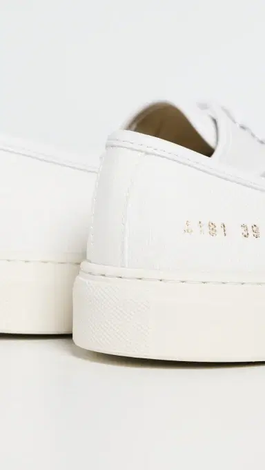Common Projects Four Hole Slip On Sneakers White 38 | Thumbnail 4