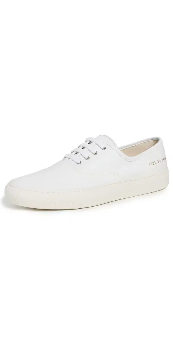 Common Projects Four Hole Slip On Sneakers White