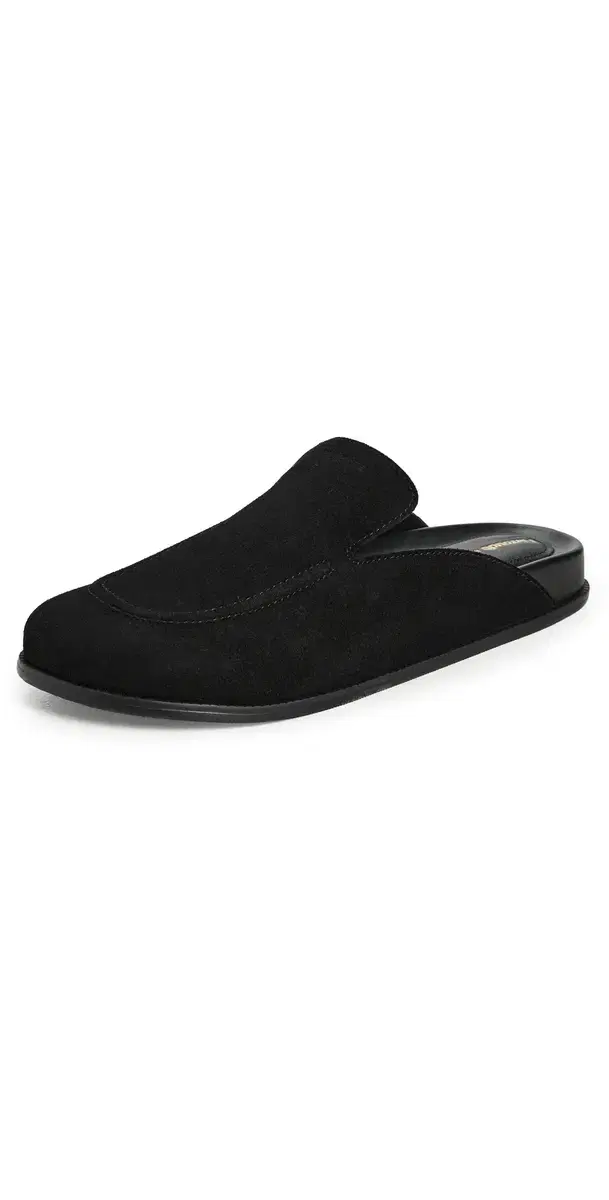Larroudé Larroude x Parke Clogs Heavy Suede Black 5