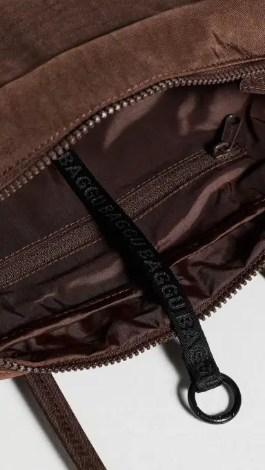 BAGGU Nylon Bowler Bag Coffee | Thumbnail 6 BAGGU Nylon Bowler Bag Coffee | Thumbnail 6