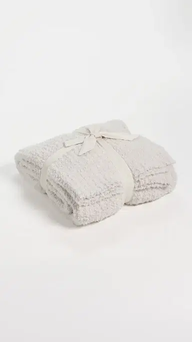 Barefoot Dreams CozyChic Ribbed Throw Almond One Size | Thumbnail 3