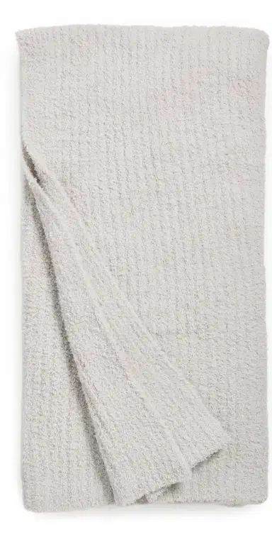 Barefoot Dreams CozyChic Ribbed Throw Almond One Size | Thumbnail 1
