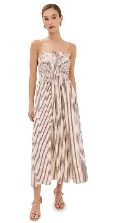 Pistola Bianca Dress Tiramisu Stripe L | Thumbnail 1
