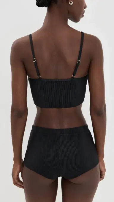 Beach Riot Elara wim Top Black | Thumbnail 3