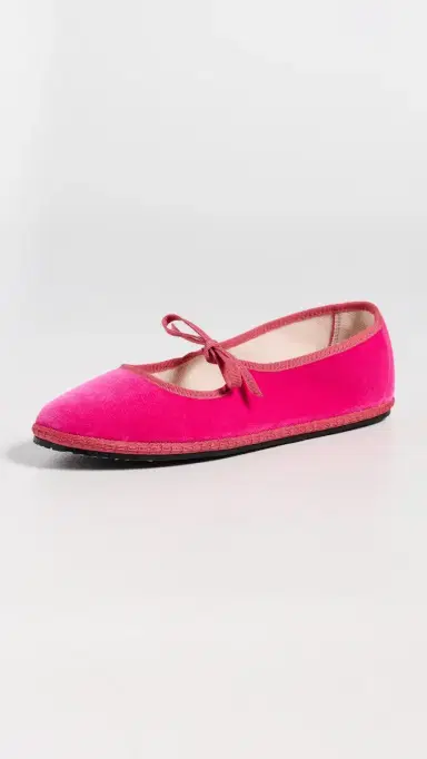 ViBi VENEZiA Brigitte Velvet Mary Janes Flats Burano | Thumbnail 2