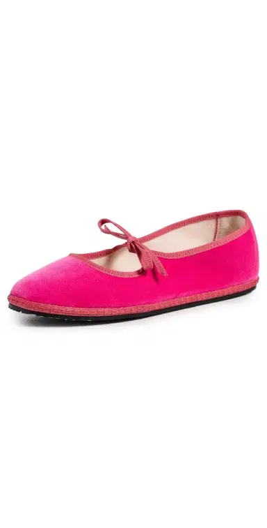 ViBi VENEZiA Brigitte Velvet Mary Janes Flats Burano | Thumbnail 1