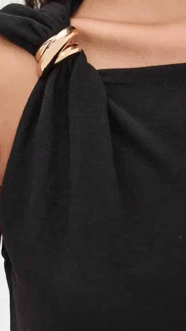 Vince leeveless houlder Drape Top Black | Thumbnail 6 Vince leeveless houlder Drape Top Black | Thumbnail 6