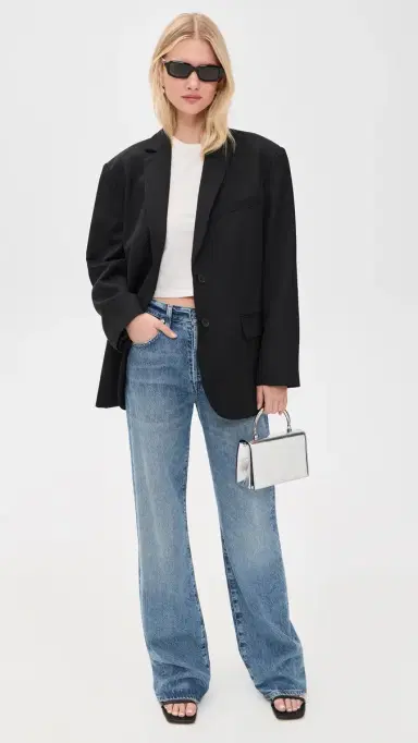 Anine Bing Quinn Blazer Black L | Thumbnail 5