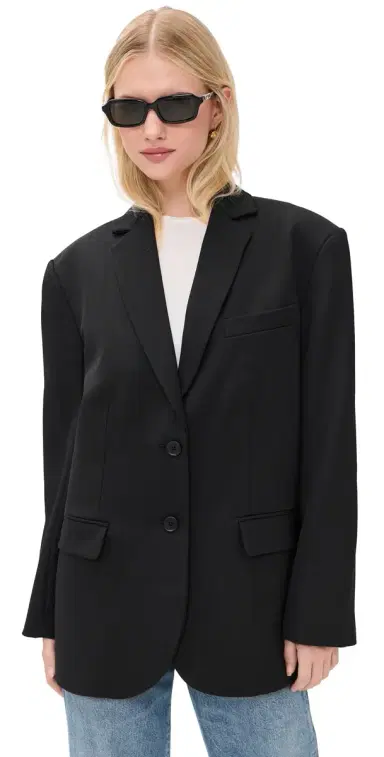 Anine Bing Quinn Blazer Black L | Thumbnail 1