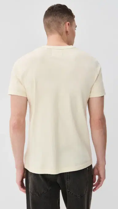 Citizens of Humanity Everdayday Cotton Tee Ecru L | Thumbnail 3 Citizens of Humanity Everdayday Cotton Tee Ecru L | Thumbnail 3