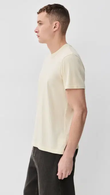Citizens of Humanity Everdayday Cotton Tee Ecru L | Thumbnail 4 Citizens of Humanity Everdayday Cotton Tee Ecru L | Thumbnail 4