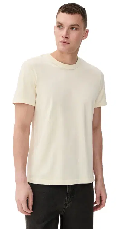 Citizens of Humanity Everdayday Cotton Tee Ecru L | Thumbnail 1 Citizens of Humanity Everdayday Cotton Tee Ecru L | Thumbnail 1