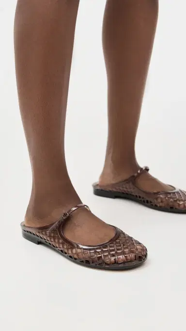 Tory Burch Mellow Mary Jane Jelly Flats Cocoa 8 | Thumbnail 3 Tory Burch Mellow Mary Jane Jelly Flats Cocoa 8 | Thumbnail 3