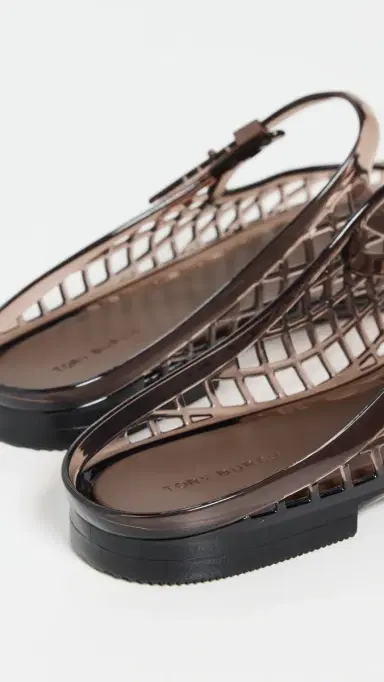 Tory Burch Mellow Mary Jane Jelly Flats Cocoa 8 | Thumbnail 4 Tory Burch Mellow Mary Jane Jelly Flats Cocoa 8 | Thumbnail 4