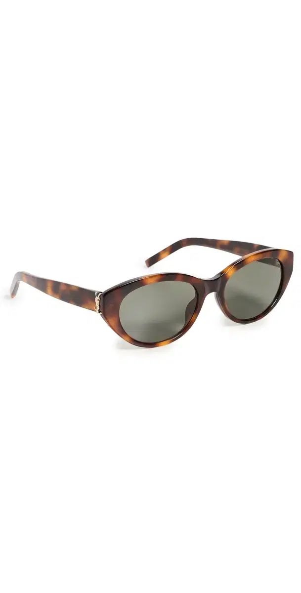 Saint Laurent SL M148 Cat Eye Sunglasses Havana-Havana-Grey One Size