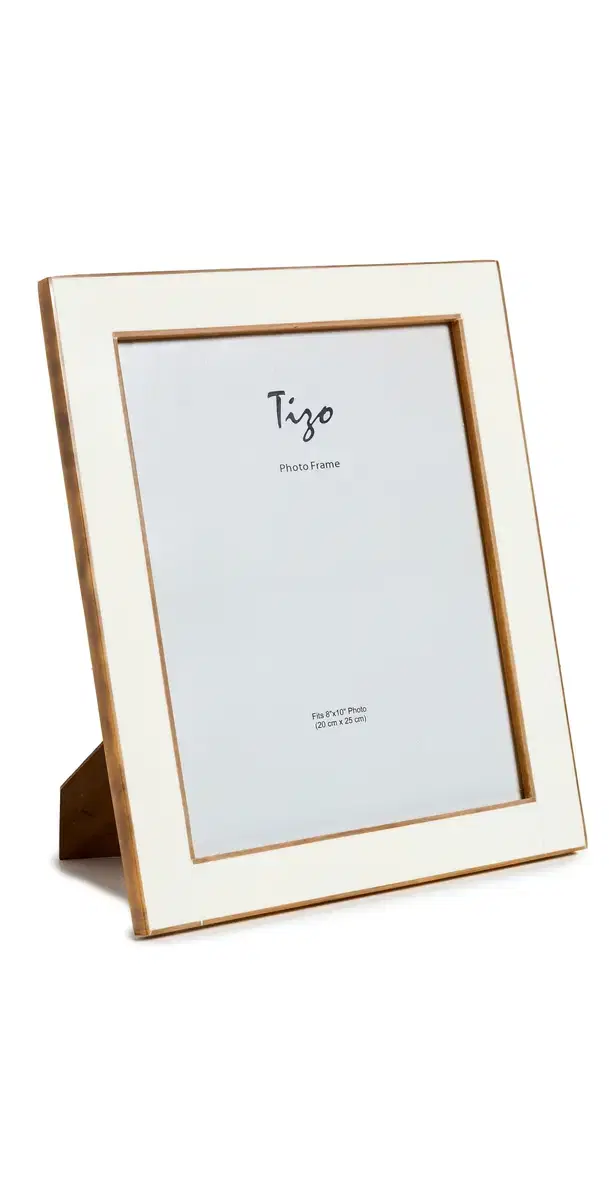 Tizo Design Bone and Resin Frame 8x10 White One Size