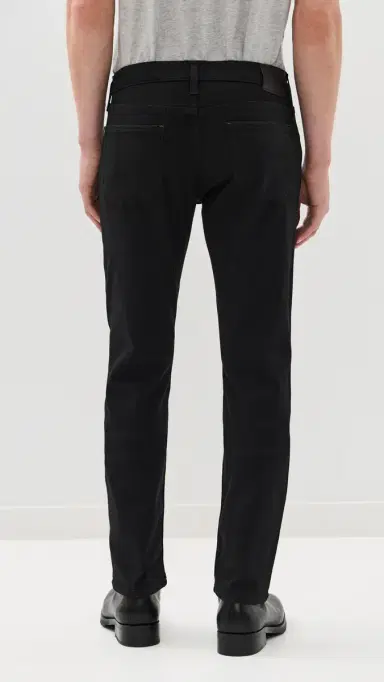 PAIGE Federal Transcend Slim Straight Jeans Black Shadow 32 | Thumbnail 3
